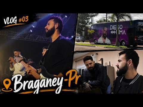 Vlog #03 Ensaio e show em Braganey - PR