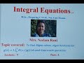 Eigen Values Eigen Functions Lecture 9 Part A Solution Of Fredholm Homogeneous Equations M Sc