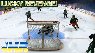 Lucky beer league hockey revenge!