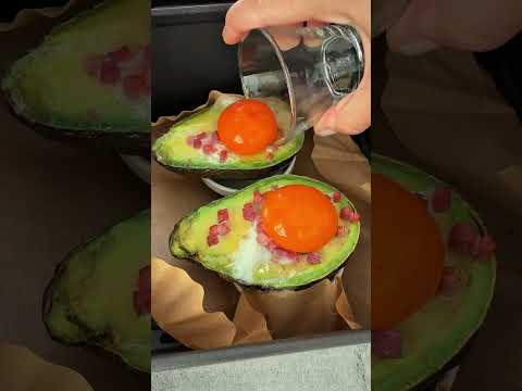 Idea de cena con aguacate y huevo #easyrecipes #recetas #lowcarb