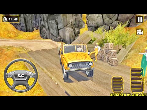 Offroad Cargo Jeep Driving 2021: New Jeep 4x4 unlocked Driving Simulator - Android Gameplay HD