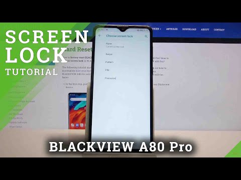 How to Set Up Screen Lock in Blackview A80 Pro - Activate Device Lock