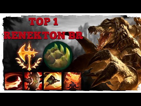 TOP 1 RENEKTON BR LOL - HIDE ON LONDON GAMEPLAY - LEAGUE OF LEGENDS