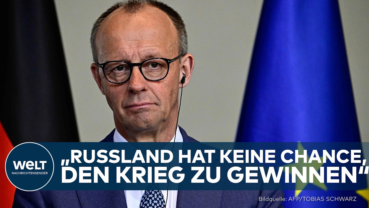 UKRAINE-KRIEG: Steile These von Merz! „Russland hat keine Chance, den Krieg zu gewinnen“