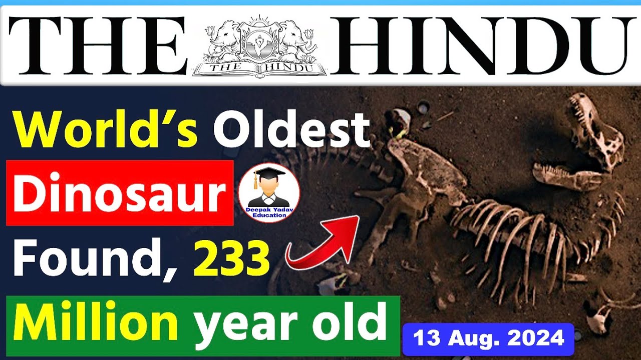 13 August 2024 | The Hindu Newspaper Analysis | 13 August Daily Current Affairs | Editorial Analysis