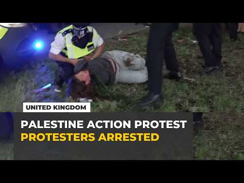 UK Police Arrest Pro-Palestine Protesters Outside Court