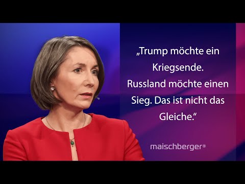 Claudia Major und John Bolton über die Außenpolitik der USA und die Ukraine I maischberger