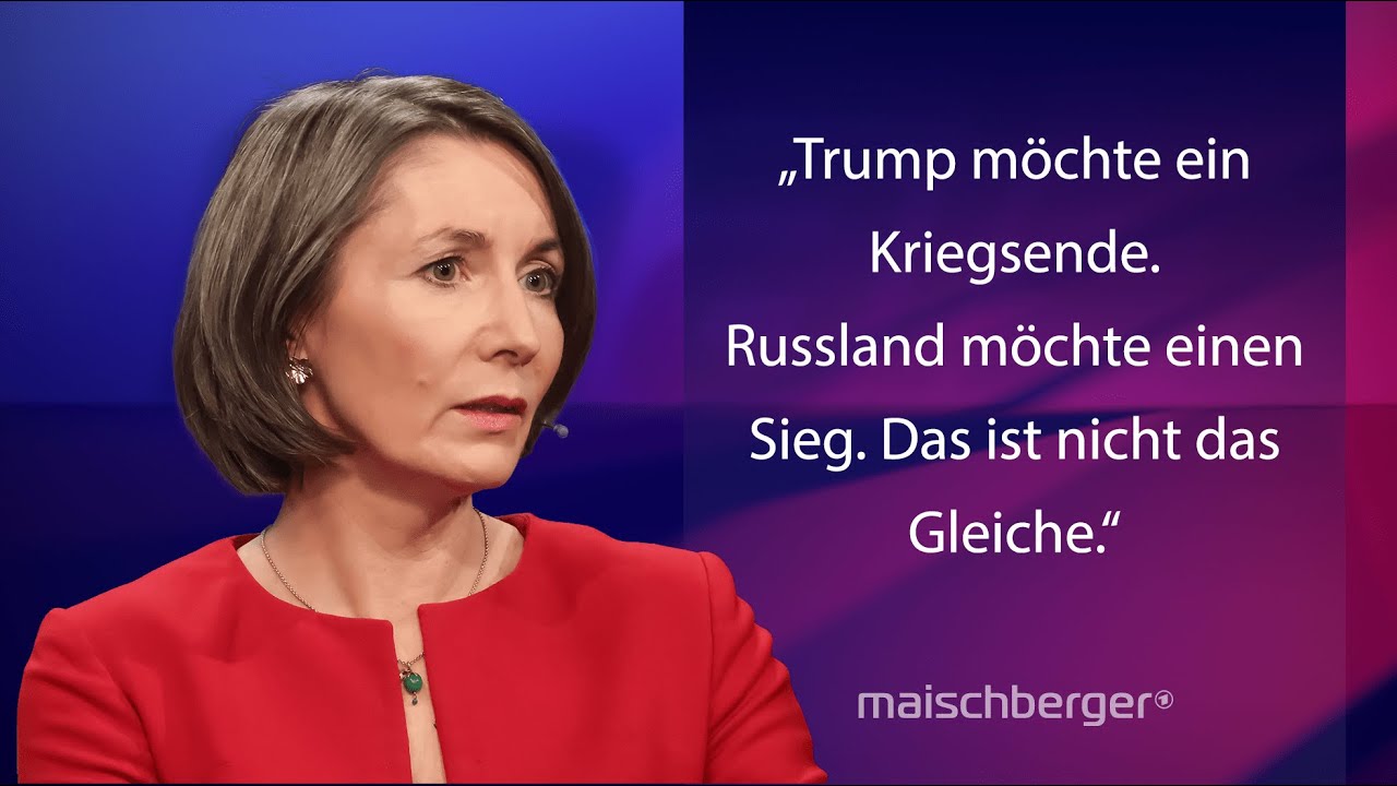 Claudia Major und John Bolton über die Außenpolitik der USA und die Ukraine I maischberger