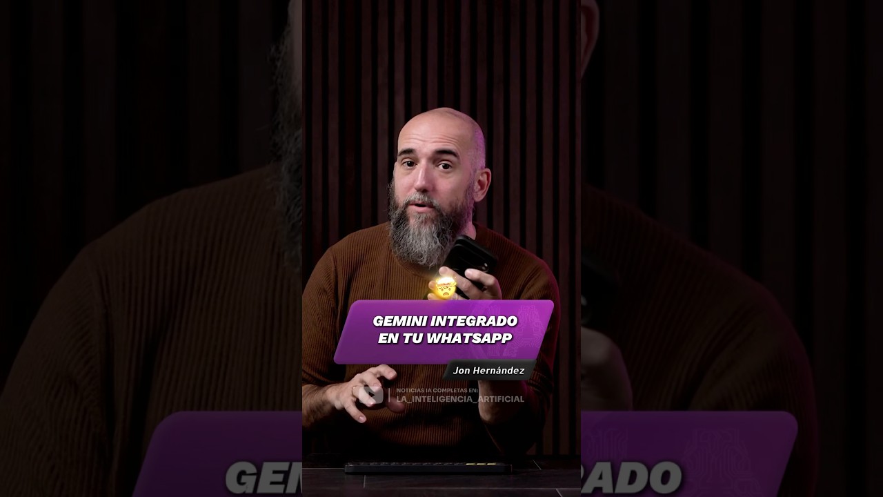 🤯 Ahora Gemini está integrado en tu Whatsapp y puede llamar | 🤖 #ia #gemini #google