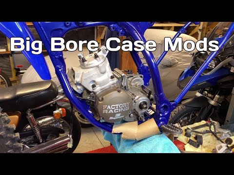 Athena YZ144 Kit - Big Bore Case Mods and Top End Install. Project YZ144 part 6
