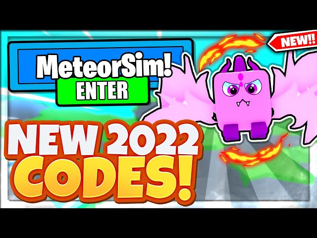 Codes For Meteor Simulator In Roblox