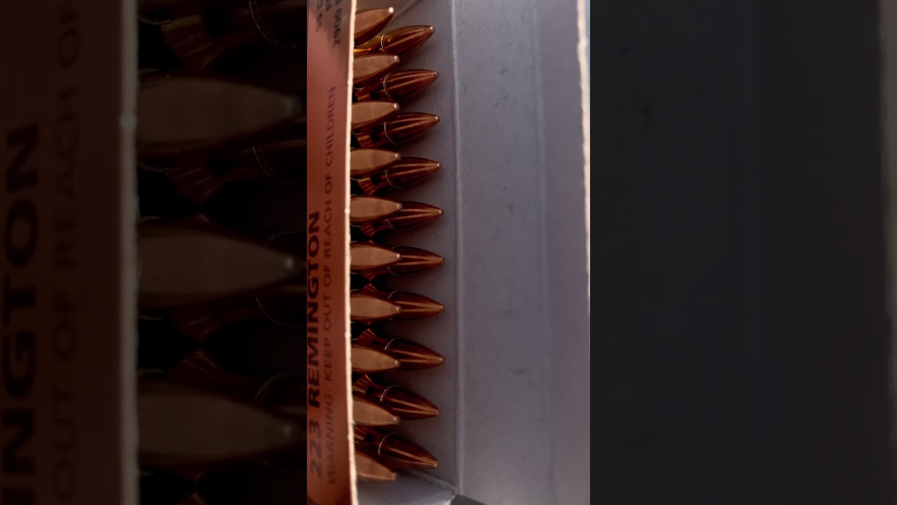 PMC 223 Rem 55 gr FMJ BT Bronze #hunting #ammo #pmc #rifle #boltaction #remington #223 #bronze
