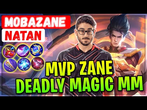MVP Zane Deadly Magic Marksman [ ʙTᴋ  | MobaZane  Natan ] Mobile Legends Gameplay And Build