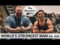 Training With The World's Strongest Man | Strongman Vs Athlete