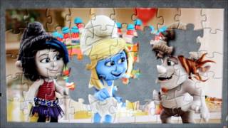 Smurfs Jigsaw Puzzle Game | Rompecabezas de Smurfs | juego de niños | Yapboz | quebra cabeça
