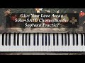 Give Your Love Away - Key of Ab - Boothe - Soprano Chorus Practice with Brenda