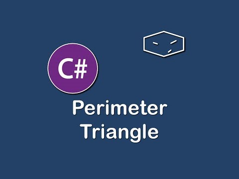 perimeter of triangle in c