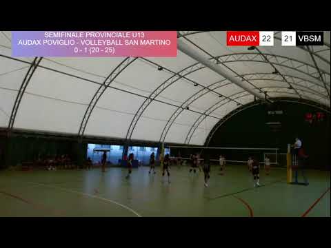 SEMIFINALE PROVINCIALE U13 AUDAX POVIGLIO - VOLLEYBALL SAN MARTINO