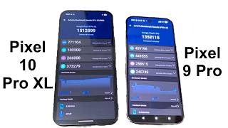 Google PIxel 10 Pro XL vs Pixel 9 Pro - BENCHMARK COMPARISON