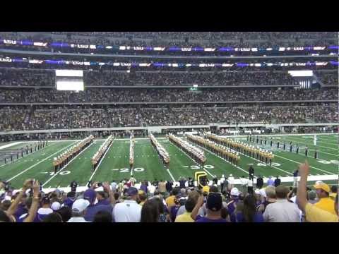 LSU Pregame at Cowboys Stadium - The Golden Band from Tigerland - 9/3/2011 (NEW)
