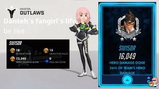 Danteh's fangirl's life be like
