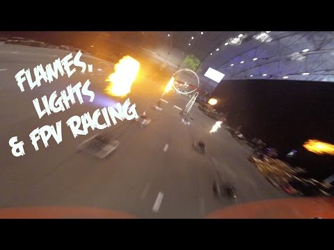 Flames, Lights & FPV Racing @ LLB 2017 Exhibition