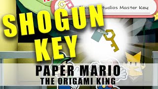 Paper Mario The Origami King Shogun Studio key How to get the key to the door
