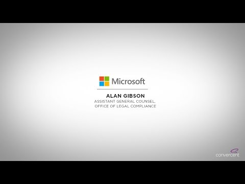 Microsoft - Customer Success Story (Alan Gibson - Assistant General Counsel)