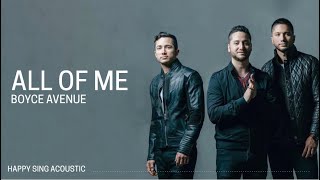 Boyce Avenue - All of Me (Guitar Acoustic Karaoke)