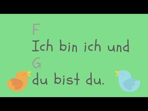WIR! Ich bin ich und du bist du. Wenn ich rede, hörst du zu. (Text: Irmela Brender)