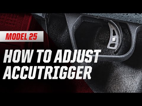 How to Adjust the AccuTrigger on a Savage Model 25