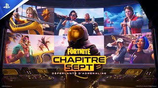 Fortnite - Chapitre 7 : Déferlante d'Adrénaline - Trailer de gameplay | PS5, PS4