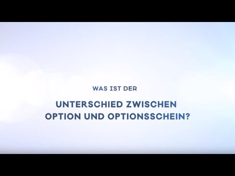 Endlich verständlich: Was ist der Unterschied zwischen Option und Optionsschein?