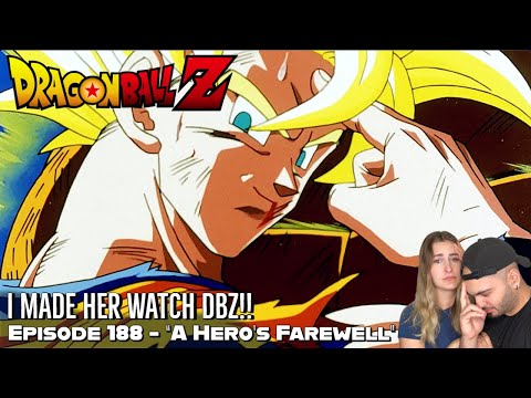 Girlfriend's EMOTIONAL REACTION TO GOKU SACRIFICING HIMSELF TO SAVE THE EARTH! DBZ Episode 188