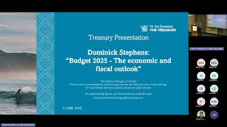 Treasury Presentation - Budget 2025: The economic and fiscal outlook