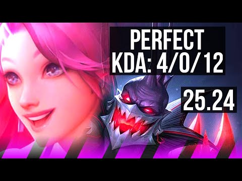 SERAPHINE & Kai'Sa vs PYKE & Jhin (SUP) | 4/0/12 | EUW Master | 25.24