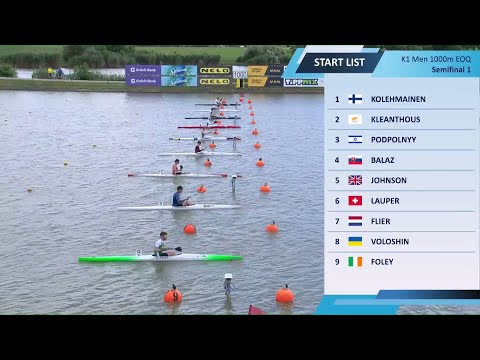 K1 Men 1000m EOQ - Semi-final 1 / 2024 Canoe-Kayak Sprint European