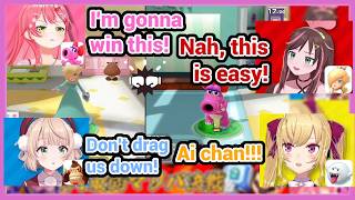 Miko vs Kizuna Ai! Ai Shows Why She's The Legendary Super-Intelligent AI! with Ui and Rion!! Moments