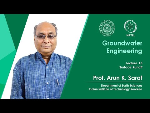 Lecture 62 Artificial Recharge Techniques and Designs