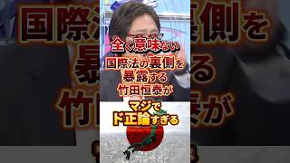 全く意味がない #政治 #竹田恒泰 #国際法