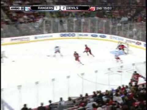 Erik Christensen's Redonkulous goal vs Devils 03.10.10