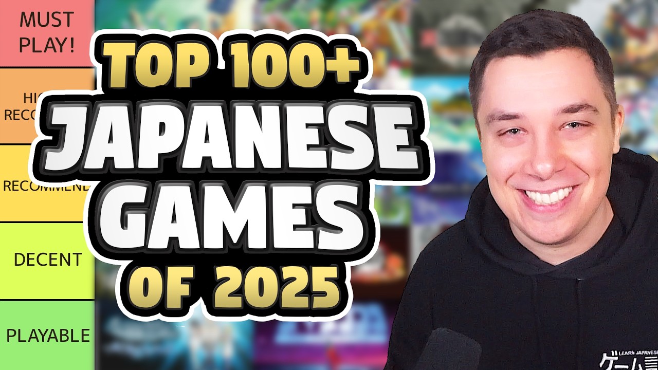 Top 100+ Games for Japanese Learners of 2025! (Tier List)