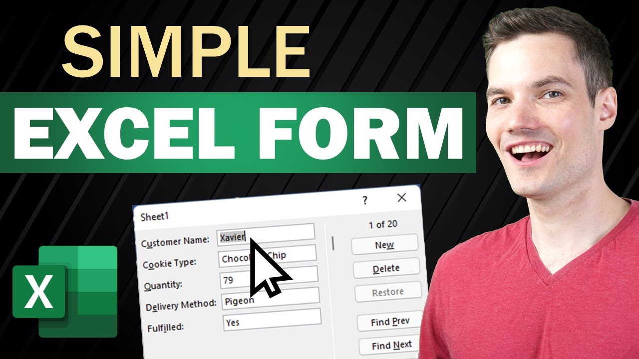 How to Create a Data Entry Form in Excel (Step-by-Step)