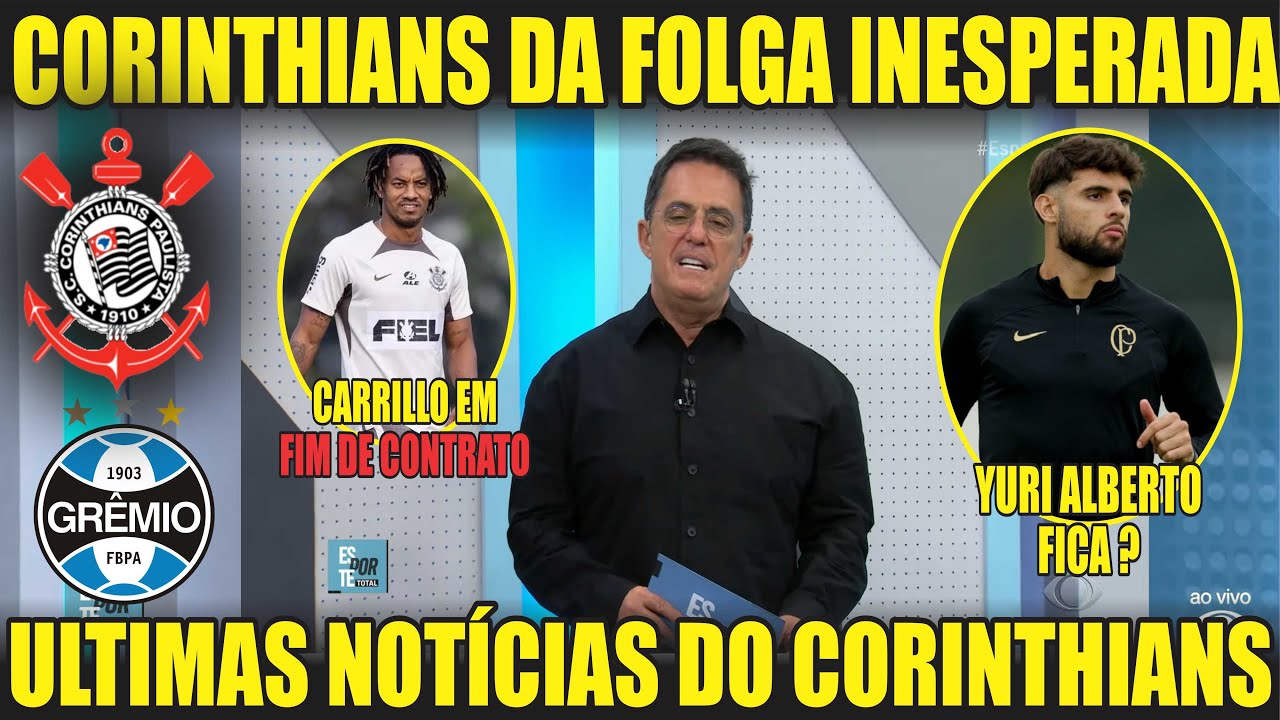 O DIA JÁ COMEÇOU MUITO AGITADO NO CORINTHIANS! NOTÍCIAS DO CORINTHIANS HOJE! SCCP