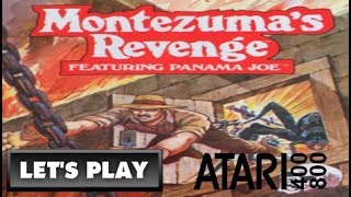 LET'S PLAY: MONTEZUMA'S REVENGE (ATARI 800XL - With Commentary)