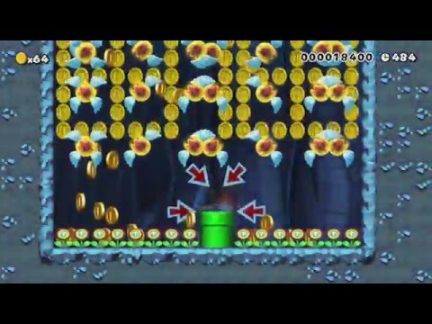 バブル崩壊!Collapse of bubble economy by sam - Super Mario Maker - No Commentary 1AF
