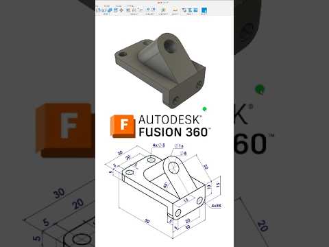 Fusion 360 – 3D Model from 2D Drawing