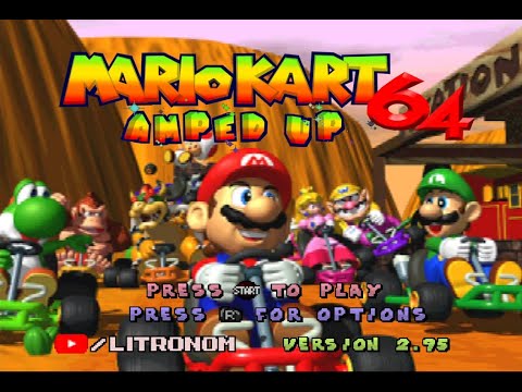 Mario Kart 64 Amped Up 2.95 All Tracks (Grand Cup)