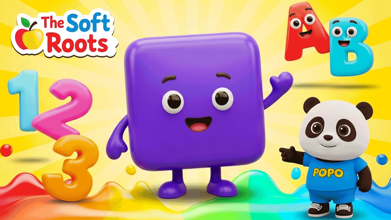 Preschool Learning activities for 3 year olds at home | Learn ABC Phonics Shapes Numbers Colors 🌈