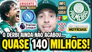 URGENTE SOBRE 'GIARCE'! PALMEIRAS INICIA PREPARAÇÃO PARA DECISÃO NA LIBERTADORES! INFO SOSA; E MAIS
